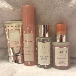Awake Beauty Bundle - moisturizer, refreshing mist, pore down, hydra shot